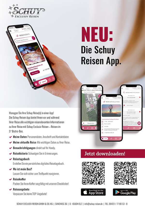 Schuy Exclusiv Reisen_Schuy Reisen App