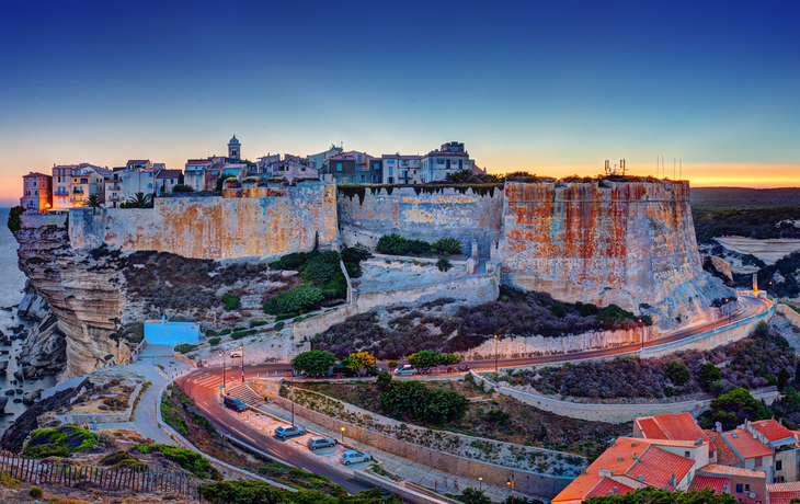 Bonifacio auf Korsika, Frankreich