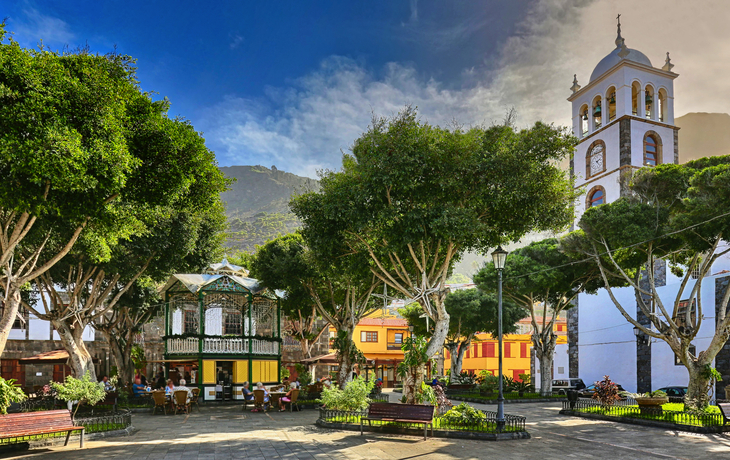 Plaza de la Libertad in Garachico an der Nordküste von Teneriffa