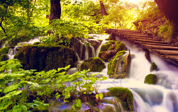 Nationalpark Plitvicer Seen in Dalmatien, Kroatien