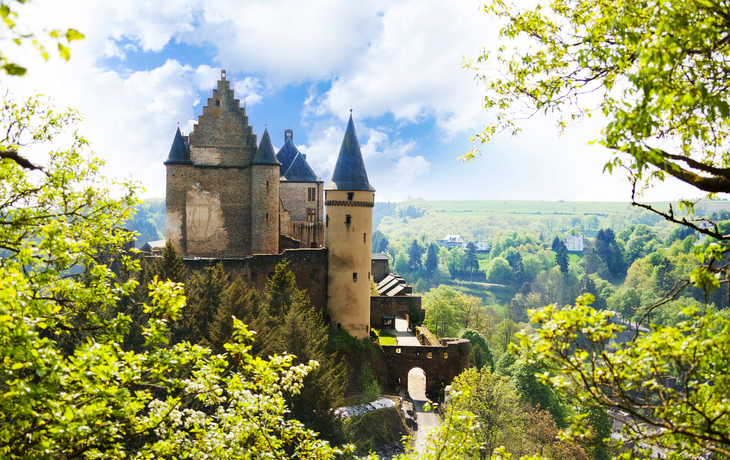 Burg Vianden in Luxemburg