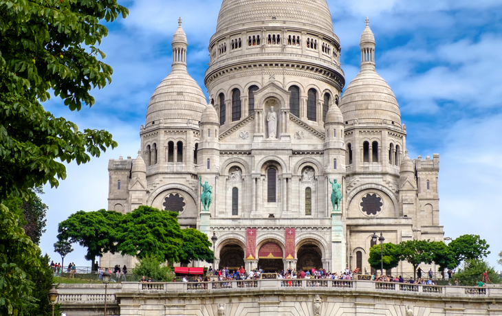 die Basilika Sacré-Cœur in Montmartre, Paris