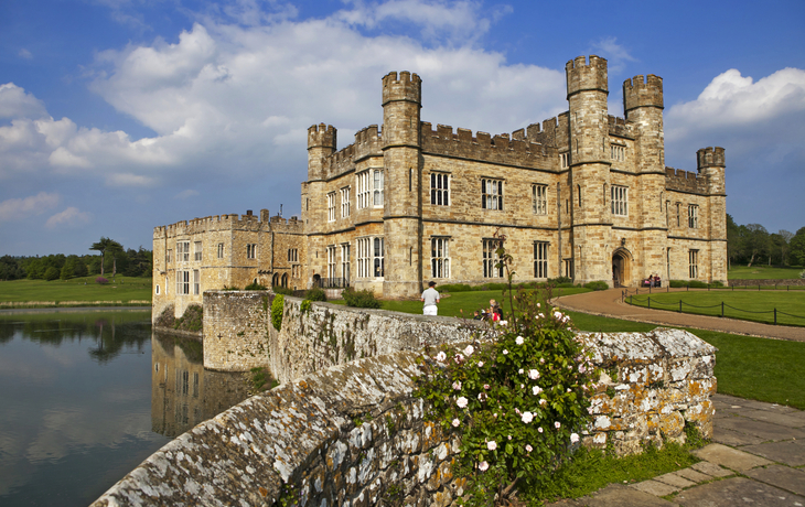 majestätisches Leeds Castle in der englischen Region Kent
