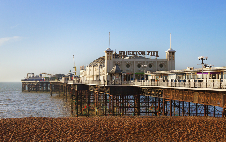 Brighton Pier in Brighton.