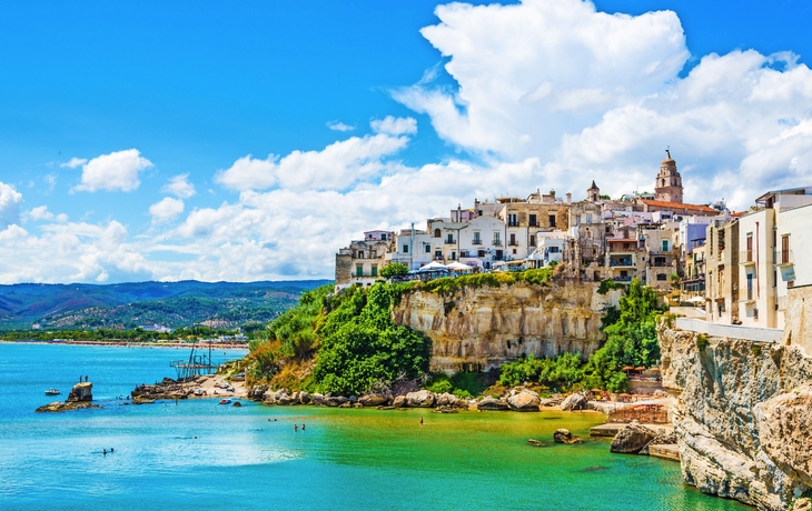 Vieste in Apulien, Süditalien