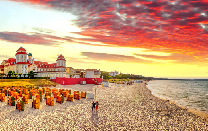 Kurhaus des Ostseebades Binz auf der Insel Rügen