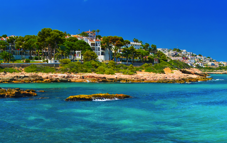 Blick auf Peñíscola, Spanien