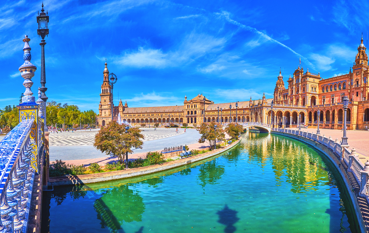 Plaza de España in Sevilla, Spanien