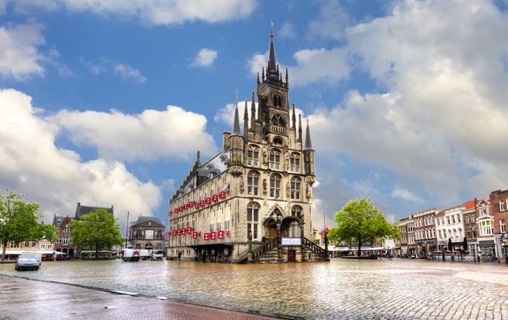 Rathaus von Gouda in den Niederlanden