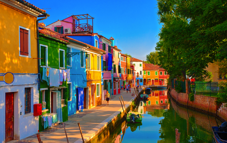 Burano in Venetien, Italien