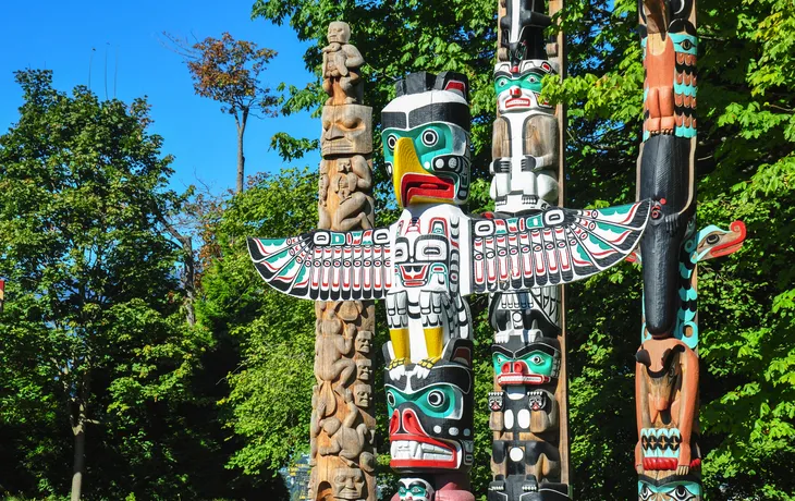 Totem im Vancouver Stanley Park