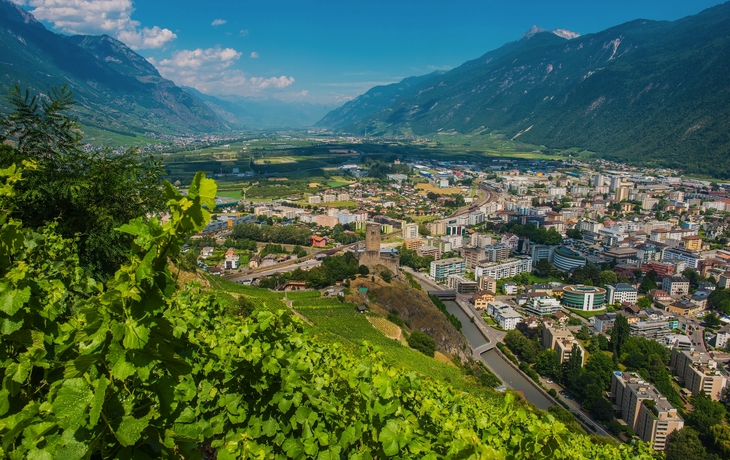 Martigny in der Schweiz