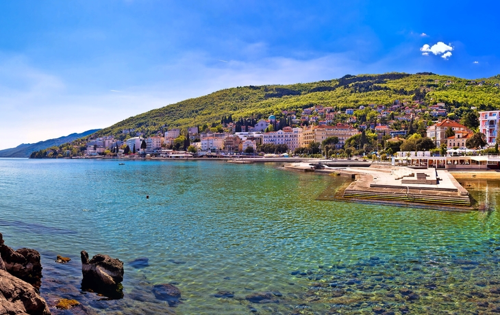Panoramablick über Opatija, Kroatien