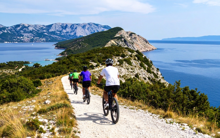 Kvarner Bucht Inselhüpfen per Rad