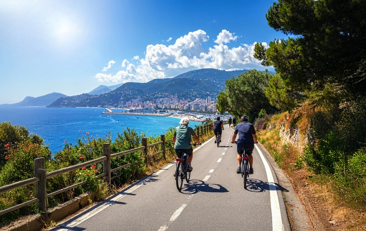 Radeln an der Blumenriviera