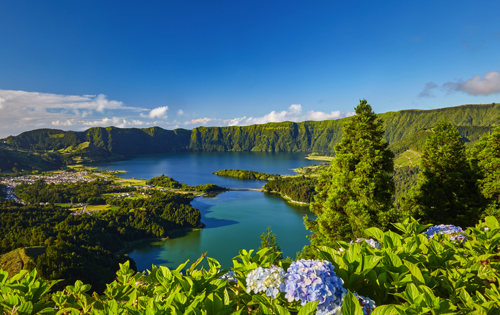 ete cidades Vulkansee auf Sao Miguel (Azoren)