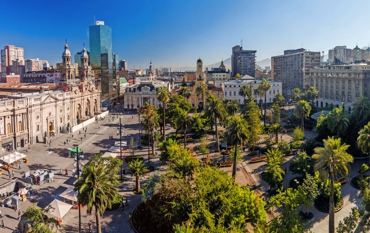 Plaza de Armas in Santiago