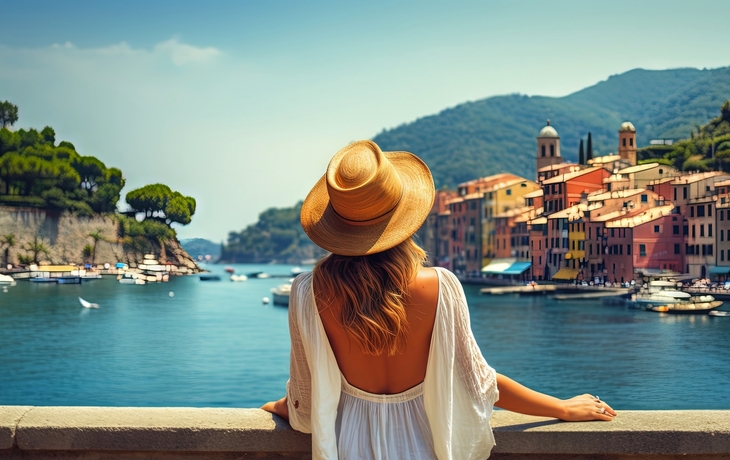 Blick auf das malerische Portofino