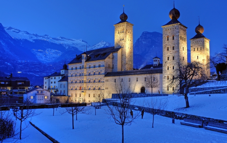 Stockalperschloss in Brig, Schweiz