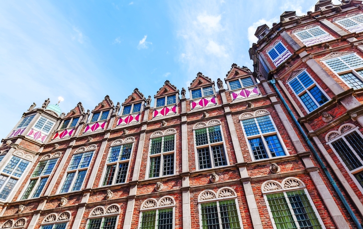 Fassade des Teufelshauses in Arnhem, Niederlande