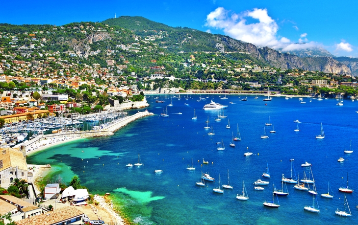 azurblaue Küste von Nizza