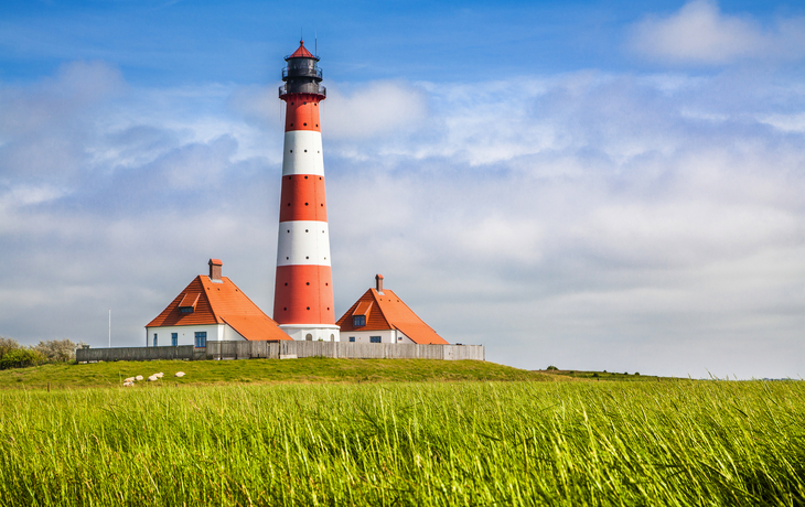 Leuchtturm Westerheversand auf Eiderstedt