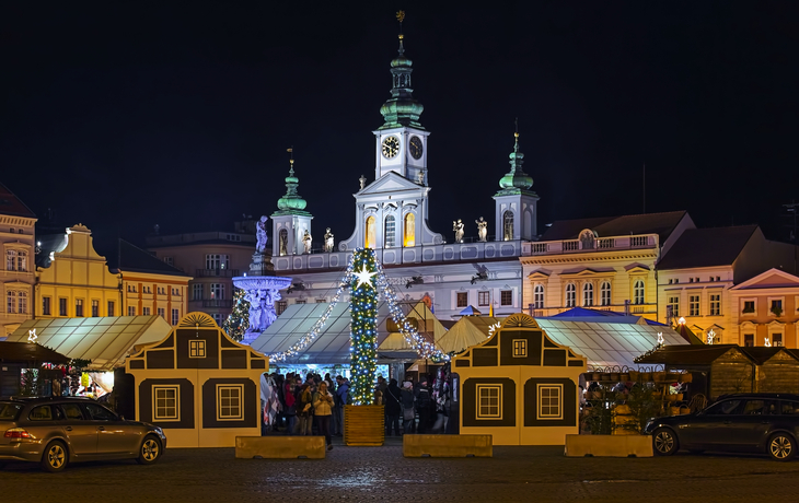 Weihnachtsmarkt in Budweis