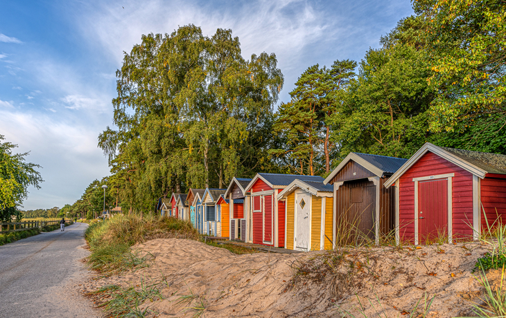 Strandhütten in Ystad