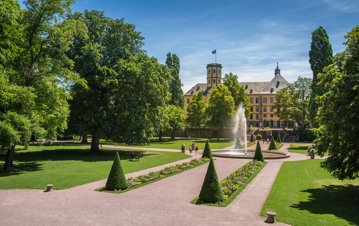Stadtschloss mit Schlossgarten in Fulda