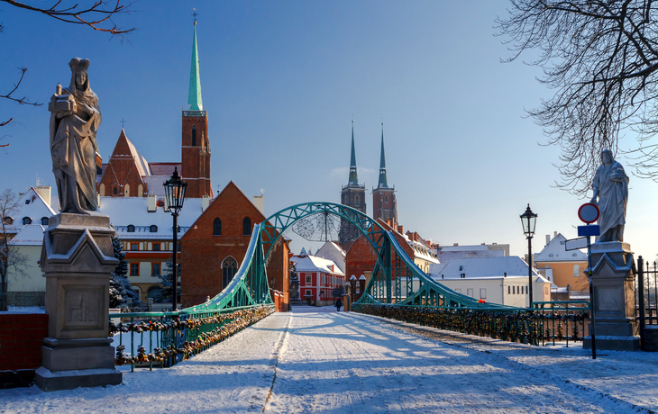 Dombrücke in Breslau, Polen 