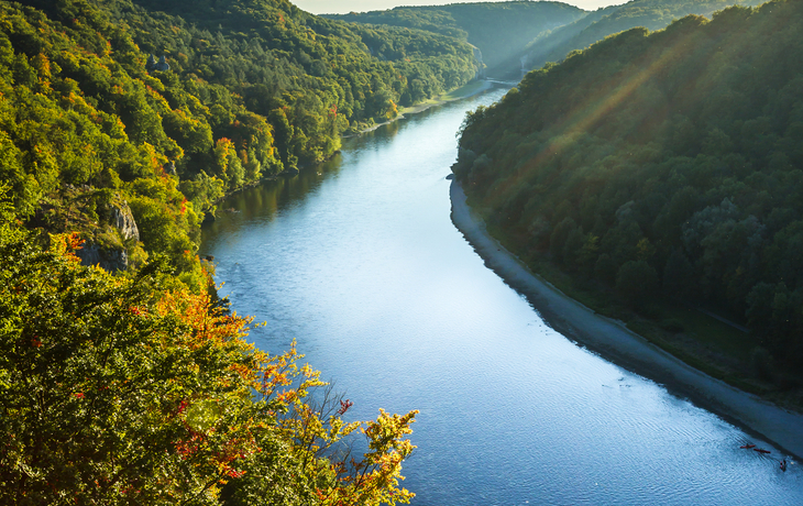 Blick auf die Donau nahe Kelheim