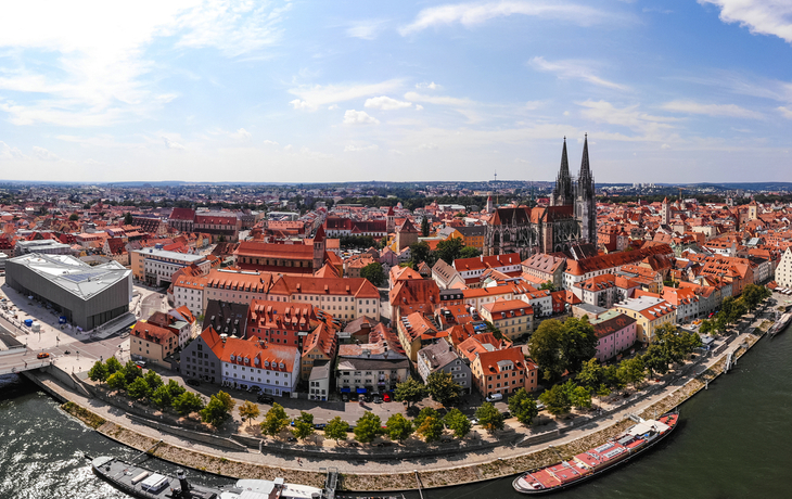 Panoramablick auf Regensburg