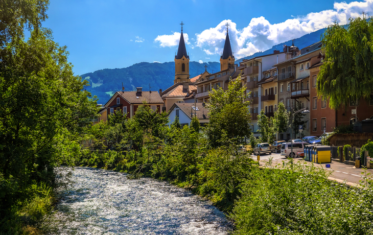 Bruneck im Südtiroler Pustertal, Italien