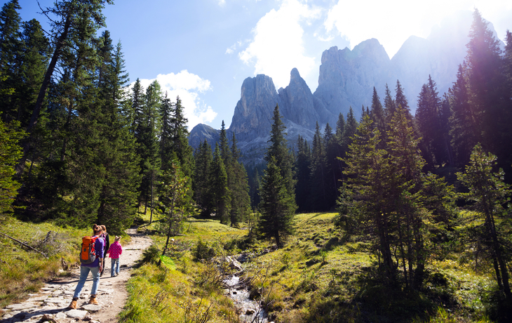 Naturpark Puez-Geisler in den Südtiroler Dolomiten