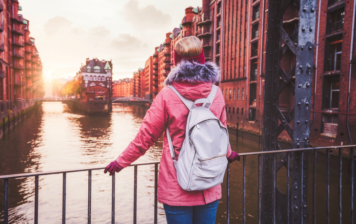Wasserschlösschen in der Hamburger Speicherstadt