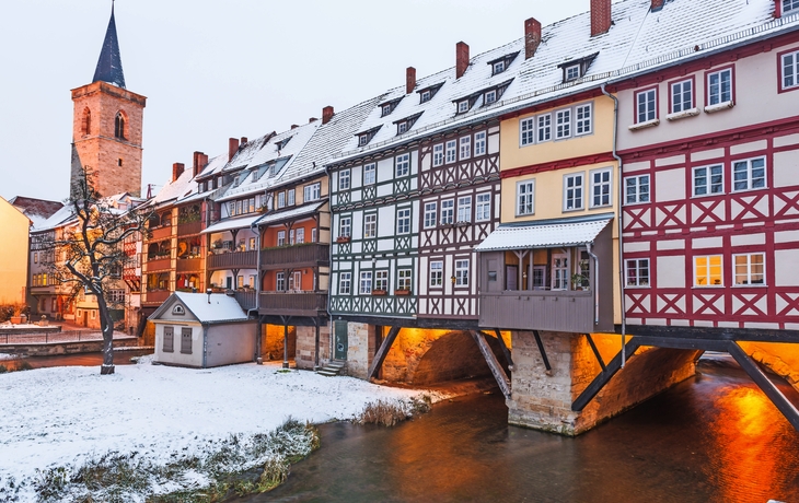 Erfurt in Winter