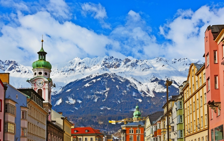 Altstadt in Innsbruck Österreich