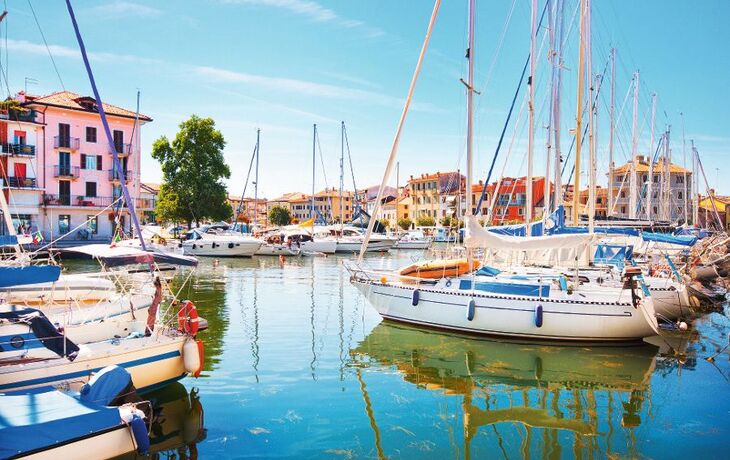 Grado an der Nordküste der Adia, Italien