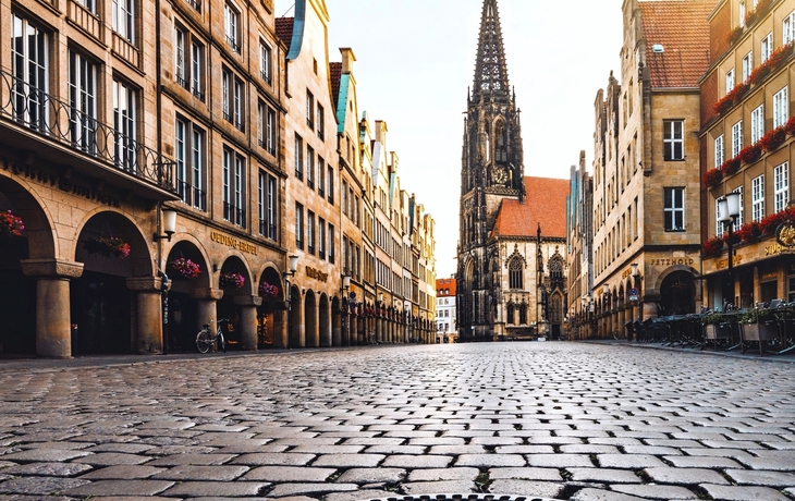 Prinzipalmarkt in Münster, Deutschland