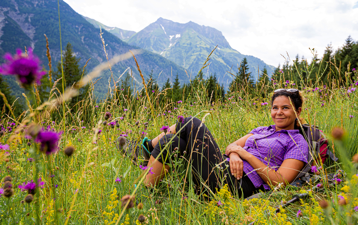 Wandern am Lechweg in Österreich