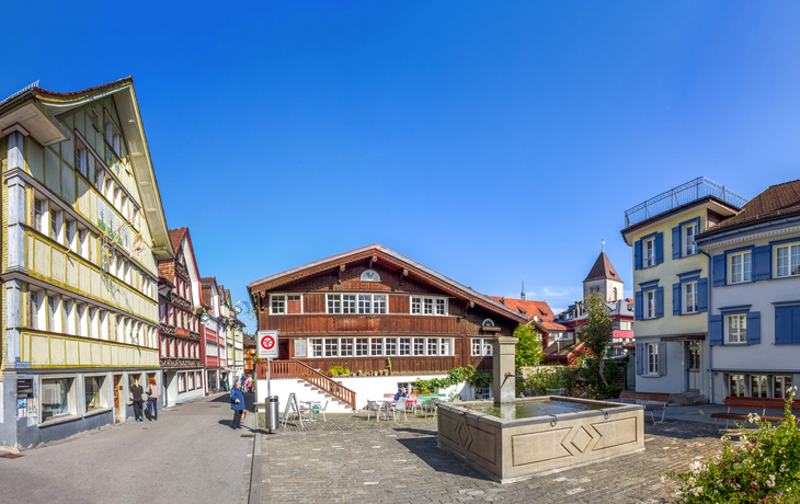 Panorama der Altstadt von Appenzell