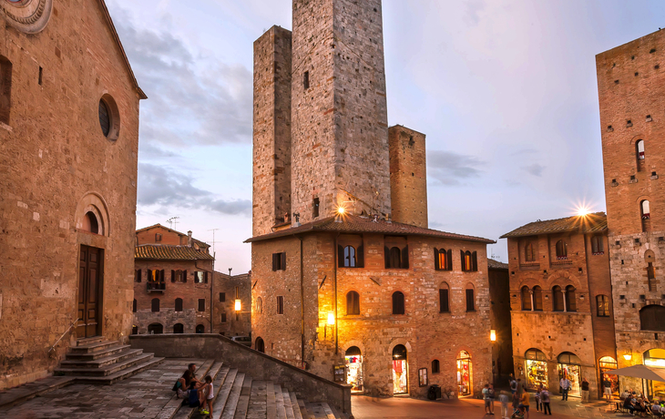 San Gimignano - eine italienische Hügelstadt in der Toskana