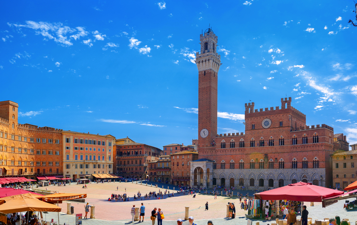 Marktplatz in Siena