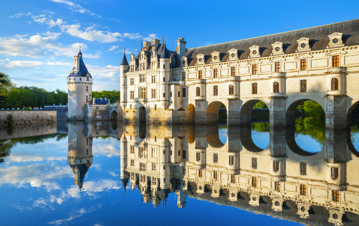 Schloss Chenonceau in Chenonceaux, Frankreich 