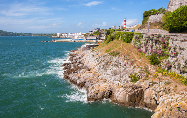 Küste in Plymouth