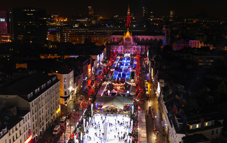 Weihnachtsmarkt in Brüssel