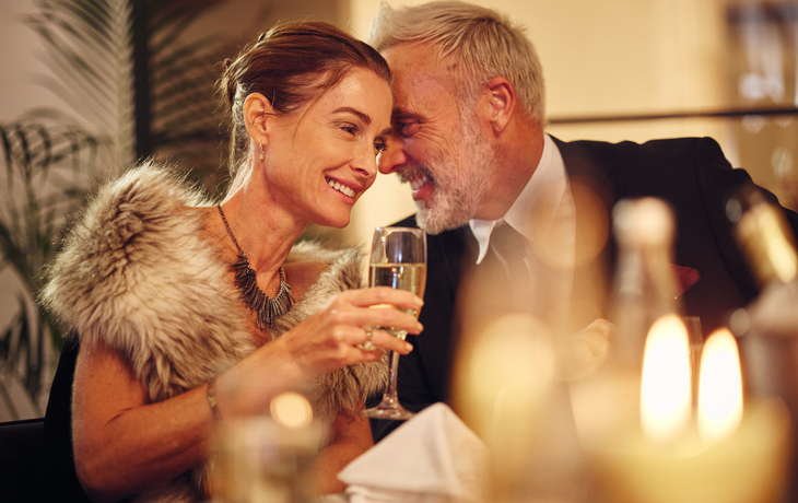 Paar genießt Zeit zu zweit