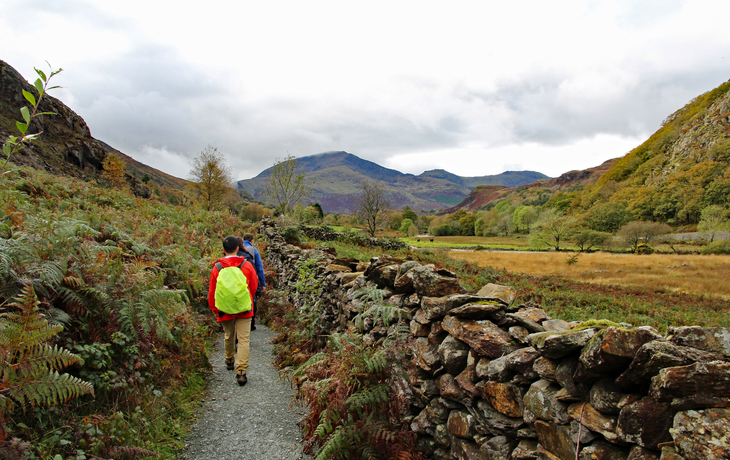 Wanderung nahe Beddgelert im Snowdonia Nationalpark