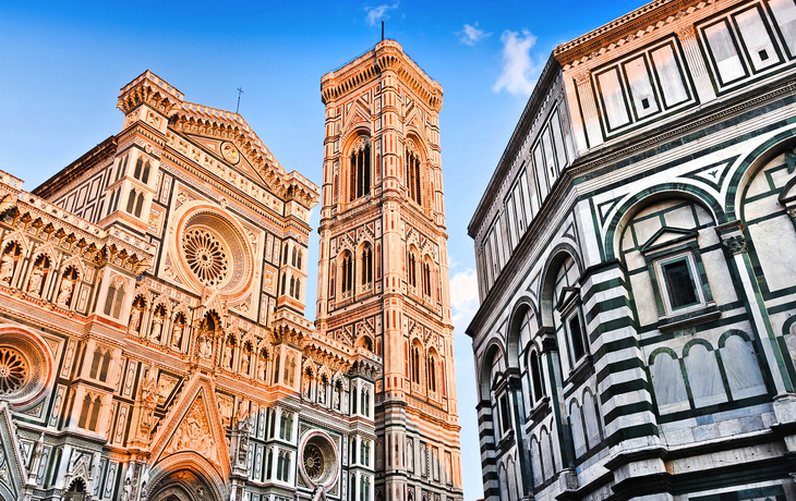 Dom zu Florenz mit Baptisterium in Florenz