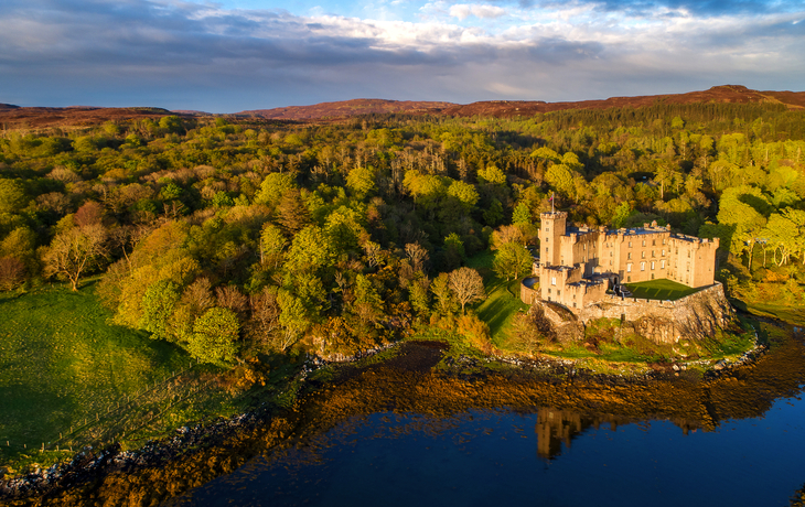 Sonnenuntergang bei Dunvegan Castle